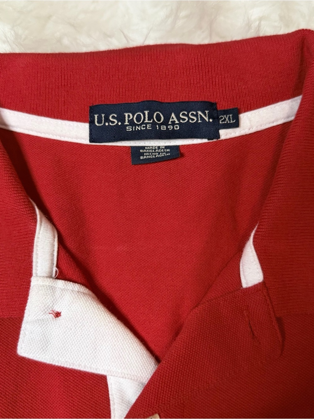 U.S Polo Assn Men’s Novelty Polo Shirt - Picture 8 of 9